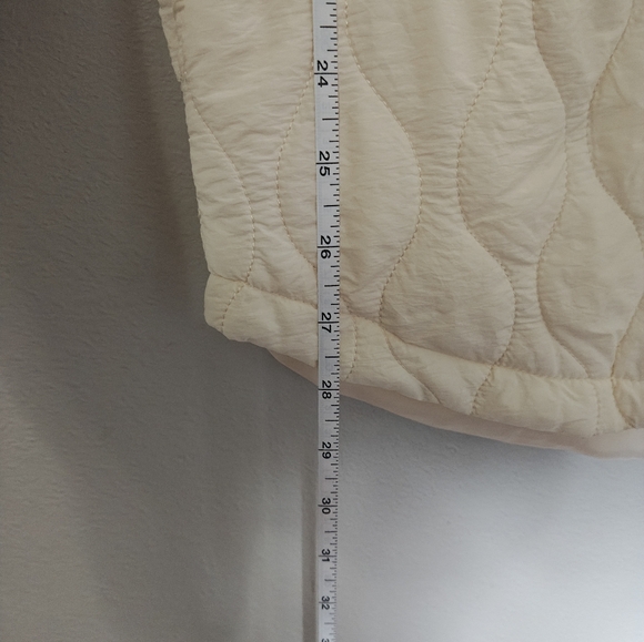 Topshop Quilted Cream Jacket - Picture 10 of 10